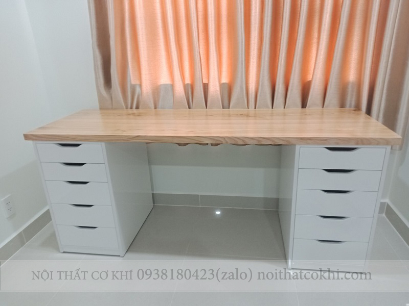 mặt bàn gỗ sồi